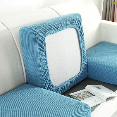 Stretch Sofa Seat Cushion Cover For 1/2/3/4 Seater Anti Slip Washable Dirt Resistant Couch Cushion Cover