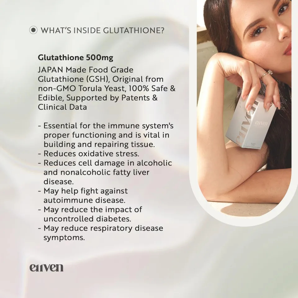 e11ven glutathione review E11ven ELLVEN ELEVEN E11EVEN Glutathione Class S Japan Glutathione w/ Marine Collagen and Chamomile Skin Care 30 caps 500mg Supplement - Lazada
