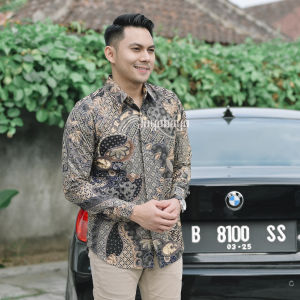Jayabaya Batik RanggaII Kemeja Batik Pria Lengan Panjang
