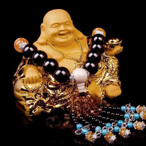 Tượng Phật Di Lặc Maitreya Mạ Vàng Để Taplo Ô Tô Bàn Làm Việc Mang Tới May Mắn Tài Lộc  Bình An Thu Hút Sự Giàu Có