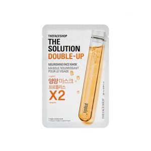Mặt nạ Keo ong ngừa lão hóa The Solution Double Up Nourishing Care Face Mask The Face Shop
