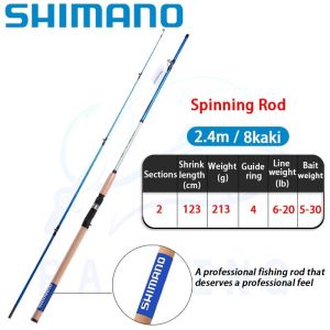 SHIMANO คันเบ็ด คันเบ็ดตกปลา 1.8/2.1/3M อุปกรณ์ตกปลา เบ็ดตกปลา MAX 10KG ตกปลาถูกๆคันเบ็ด คันสปินนิ่ง