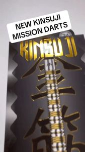 MISSION STEEL TIP DARTS - 22G/24G/26G Kinsuji 95% Tungsten DART SET ORIGINAL STEEL DART