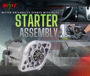 TOYOTA 1KD 2KD FORTUNER HILUX HIACE GRANDIA D4D STARTER ASSEMBLY 12V 2.7KW (11 TEETH) BLITZ BST-9223