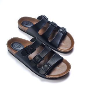 Christian Bale DANTE Sandal Pria Dewasa Kekinian Sendal Selop Kulit Casual Birken Sol Puyuh Terbaru