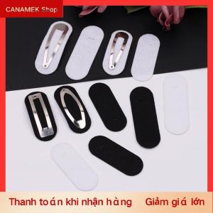 CS 100pcs hình bầu dục không dệt xé thả snap clip miếng đệm hình chữ nhật cảm thấy miếng vá appliques cho hình chữ nhật kẹp tóc phụ kiện