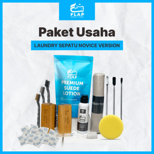 Flap Shoes Care Paket Pembersih Sepatu Shoes Cleaner Kit Novice Package