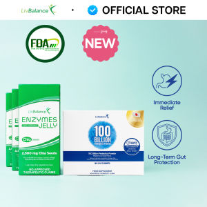 LivBalance Gut Health Duo (3 Boxes + 1 Box): Complete Gut Support & Enhances Immunity
