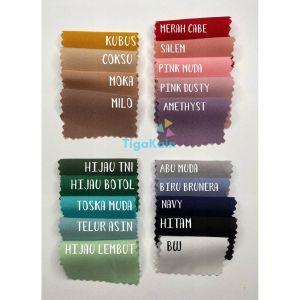 Kain Wolvis Wolfis Wool Peach bahan wolfis premium meteran bahan adem jatuh untuk dres gamis hijab krudung blous atasan