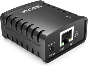 Print Server 10 / 100Mbps Ethernet to USB 2.0 Network LPR Print Server for Windows