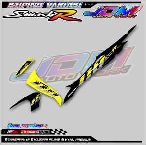 STRIPING VARIASI MOTOR SUZUKI SMASH / STICKER LIST VARIASI SUZUKI SMASH VIETNAM STYLE
