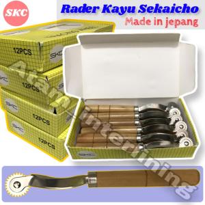 ( 1 Box isi 12 pcs ) Rader Tracing Wheel Kayu dan Pelastik | Rader Alat Pola Jahit Gerigi | Rader Alat Pola Bahan | Rader Alat Penanda Pola Bahan | Rader Alat Penanda Bahan | Rader  Plastik | Rader