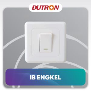 Saklar Engkel Single Inbow Saklar Tunggal Single Tanam IB Dutron Inbow