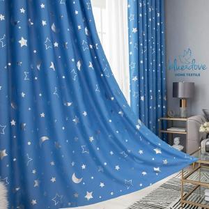 7Feet Curtain & Drapes Modern Blackout Curtains Living Room Window Bedroom Fabrics Ready Made Home Living Room Bedroom Restaurant  Cafe Hotel Office A-2077