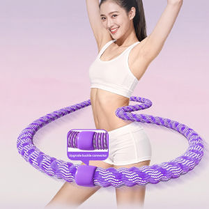Vòng Dây Lắc Eo Lò Xo Bọc Vải Tập Gym 1.5kg 2kg Vòng Lắc Tập Bụng Giữ Dáng Săn Chắc Vòng Eo