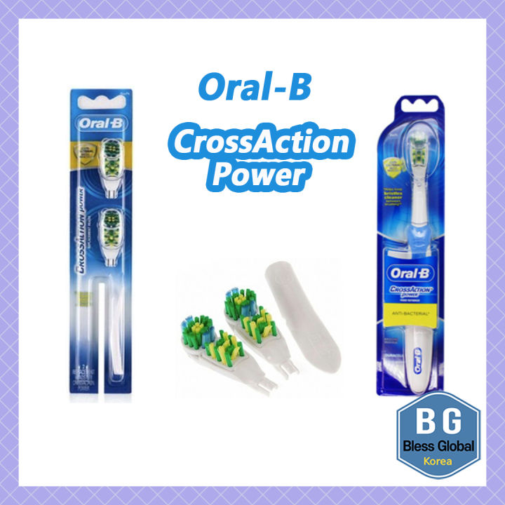 Tête De Brosse Oral-B CrossAction Power Whitening - Poils Souples, Made In India