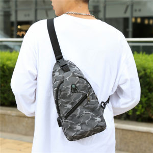 Korean Simple Design Ipad Laptop Bag USB Charging and Earphone Port Backpack 556