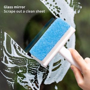 Window Glass Cleaning tools 2 in 1 brush and scrap for home and car window use Alat pembersih Kaca berus dan sekerap untuk kegunaan tingkap rumah dan kereta