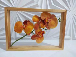 Bingkai 3D Transparan Mahar Double kaca ukuran 21x30 cm Rp40.500