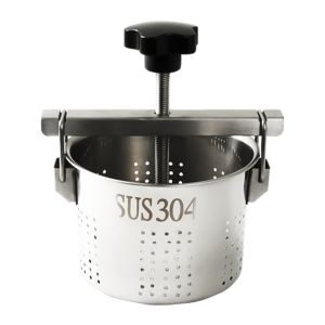 HULEQQI Effort-saving Vegetable Stuffing Squeezer 304 Stainless Steel with Filter Bag Vegetable Stuffing Water Drainer Kitchen Vegetable Dehydration Tool Large Capacity Yogurt Dehydrator Dumpling Filling