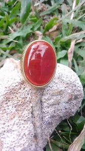 CINCIN BATU AKIK YAMAN MADU ASLI 100% NATURAL SIZE JUMBO