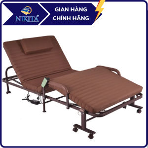 Giường xếp nâng đầu nâng lưng bằng điện Điều khiển bằng Remote tiện dụng - Mẫu mới 2025