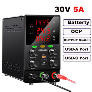 24V 48V Power Source Assembled AC to DC Power Supply USB Type-C Port For Directly Battery Charging DIY Anodizing