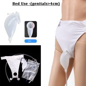 Reusable Urine Leg Bag Incontinence Urinary Leg Bags Leak Proof Silicone Urina Funnel Pee Holder Collector with Catheter 500 ml for Elderly Women Men