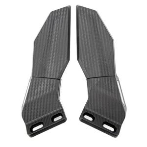 Upgraded Motorcycle Rearview Mirror Motorcycle Rear View Mirror Wind Wing Adjustable Rotating for NMAX155 NINJA400