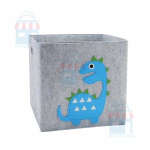 📢Lowest Price Portable Felt Fabric Storage Box Cute Animal Storage bag Washable Creative Nursery Toys / Clothes Organizer