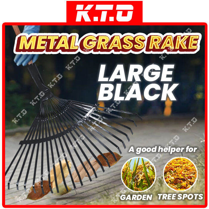 Metal deals grass rake