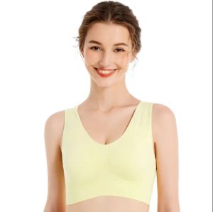 Sport Bra Seamless BH Jumbo Olahraga Miniset Besar Bigsize Pakaian Dalam Import Busa Tanpa Kawat
