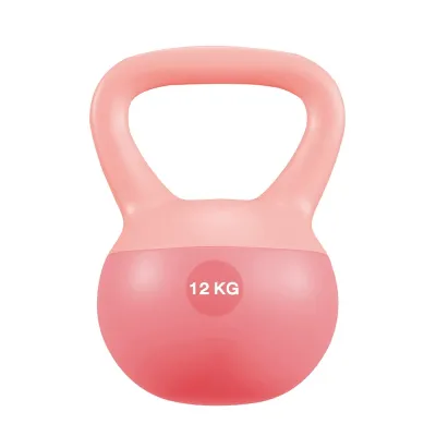 Q312(12KG)- BG Tạ Bình Vôi Kettlebell Tạ Quai Xách 12KG PVC Lõi Cát Sắt Tập Mông Đùi