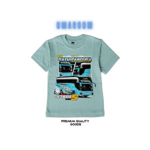 Kaos Atasan anak Bis Viral Bus Mania RATU PANDORA usia 1-12 Tahun