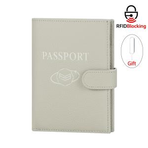 Royal Bagger RFID Genuine Leather Passport Wallet for Women Casual Travel Wallets and Card Holder with SIM Card Pin Tool 3220