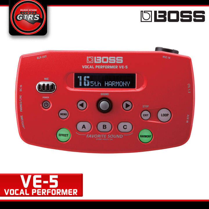 Boss VE 5 Vocal Effects Processor Red | Lazada PH