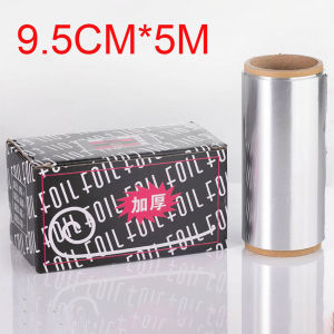 Salon Hair Aluminum Foil 50m*12cm Special Pick-Dye Tin Paper Hairdressing Coloring Styling Perming Tools Aluminum Foil for Hair Highlights Perm Tint Hair Styling Coloring Highlight Nail Art Hair Salon Tools Hairdressing Accessories