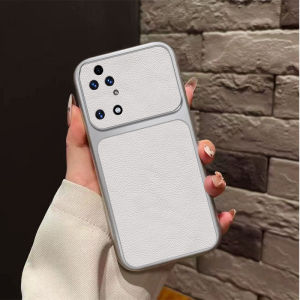 Business Lychee Leather Case for Huawei P50 Pro Pure Color Shockproof Camera Protection Cover