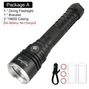 HaixnFire DV70 Underwater Waterproof Torch XH-P70 Scuba Diving flashlight 10000 Lumens Outdoor Camping Light