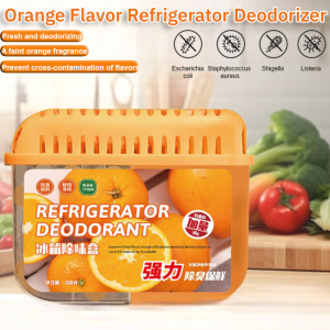 Orange Flavor Refrigerator Deodorizer Odor Remover Nano Mineral Deodorizer Air Freshener