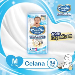 MamyPoko Pants Skin Comfort ukuran M32+2 (7-12kg)