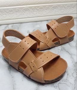 Sandal anak perempuan viral cowok cewek laki-laki umur 3 2 1 tahun Hitam abu-abu Tan krem hijau telur asin model puyuh bintik