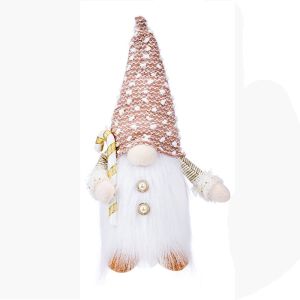 LABAICAI Vải dệt kim Mini Trẻ em Quà Tặng Đối với Trang Chủ Trang trí Bàn Bức Tượng Nhỏ Giáng sinh Trang Trí Santa ELF Búp Bê Đồ Trang Trí Giáng sinh Gnome Búp Bê