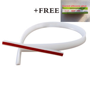 1-2M Silicone Bathroom Water Stopper Blocker Shower Dam Nonslip Dry And Wet Separation Flood Barrier Door Bottom Sealing Strip