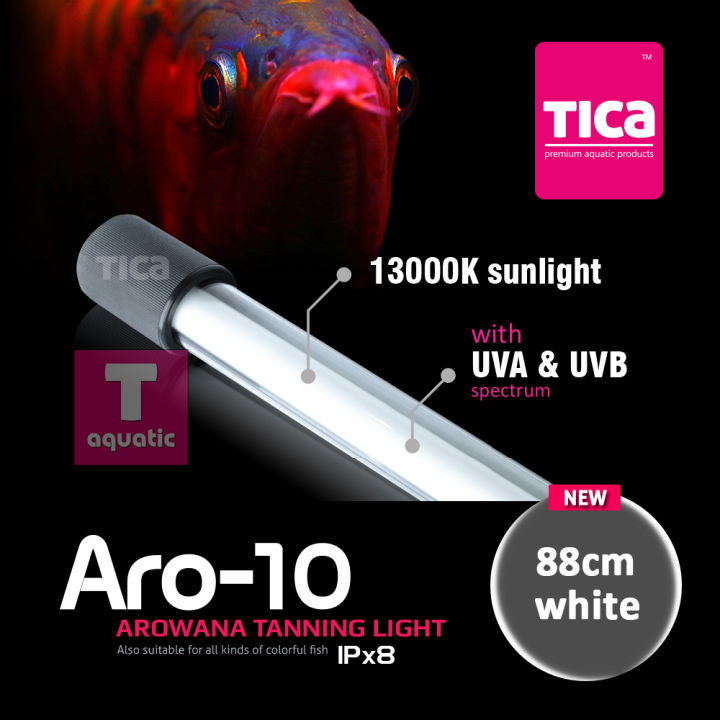 ピ*ト様 AROWANA TANNING LIGHT テンニング Tica Aro-10 white 13000k (88cm) arowana tanning light | Lazada