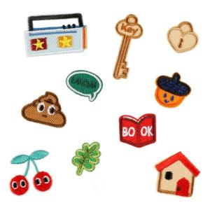 10 Pcs Embroidered Patches House Sewing Patches Iron On Patches Decorative Patches Sew On Patches for Clothes Bag