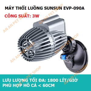 Máy Thổi luồng Bể cá Cao cấp Sunsun | Máy tạo Sóng cho Hồ cá cảnh | Công suất 3W 4W 8W 12W 24W