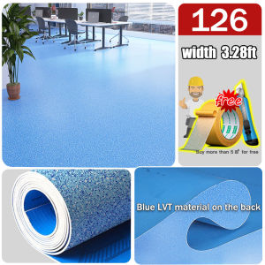🔥New Durable for 50 years🔥Premium Vinyl Flooring Roll | Wood Pattern Waterproof Wear-Resistant | anti-slip LVT material with a blue-backed Vinyl Floor Wood-grain imitation marble floor stickers