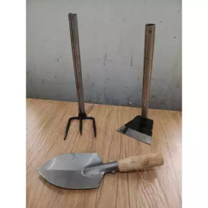 Promo Paket Peralatan Berkebun 3pcs Pacul Garuk Gagang Pipa Sekop Mini Hemat dan Murah
