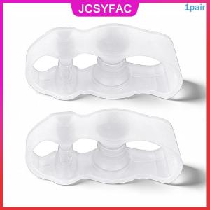 JCSYFAC Bunion Corrector Gel 3 Toe separator cho chồng chéo ngón chân mềm Gel spreader cho cứu trợ và liên kết hàng ngày